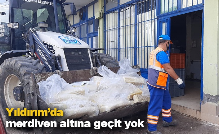 Yıldırım’da merdiven altına geçit yok